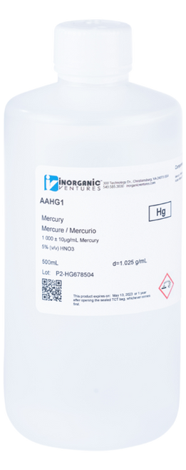 AAHG1 | Inorganic Ventures 1000ug/mL MERCURY