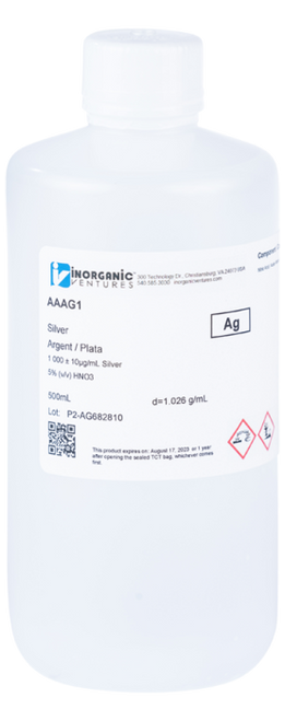 AAAG1 | Inorganic Ventures 1000ug/mL SILVER