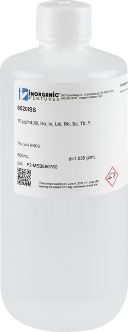6020ISS | Inorganic Ventures EPA Method 6020 ICP Internal Standard