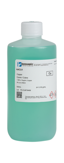 AACU1 | Inorganic Ventures 1000ug/mL COPPER
