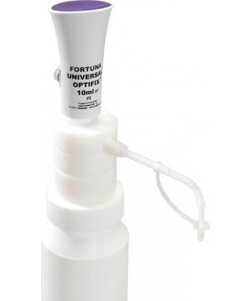 101 10638 | Dispenser FORTUNA, UNIVERSAL OPTIFIX HF 2 -10 ml : 0.2 ml, cylinder made of PTFE