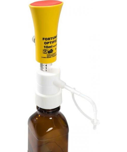 101 08158 | Dispenser FORTUNA, OPTIFIX SOLVENT 100 - 500 ml : 5.0 ml, cylinder made of glass