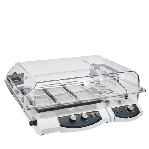 036130500 | Heidolph Platform Shaker- Vibrating Titramax Package Includes: Titramax 1000, Heating Module and Flat Incubator Hood