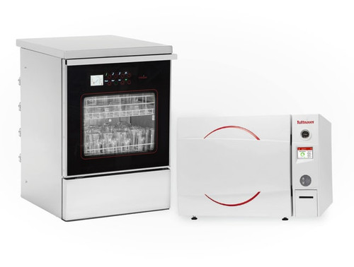 023250041 | Heidolph Tuttnauer Hei-Dro Clean 165UC Glassware Washer and 3850ELP Autoclave Bundle