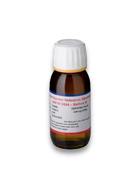 ALK-TAN025/3 | Paragon Acid Number, 2.5 mg KOH/g Certified Value 3x50g