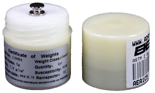 700100360 | Adam Equipment ASTM 2 -5g - ASTM Weights -  Capacity: 5g, Readability: