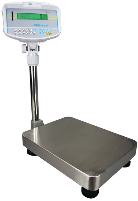 1110011844 | Adam Equipment GBK 60aM - GBK-M Approved Bench Checkweighing Scales -  Capacity: 60lb / 30kg, Readability: 0.01lb / 5g