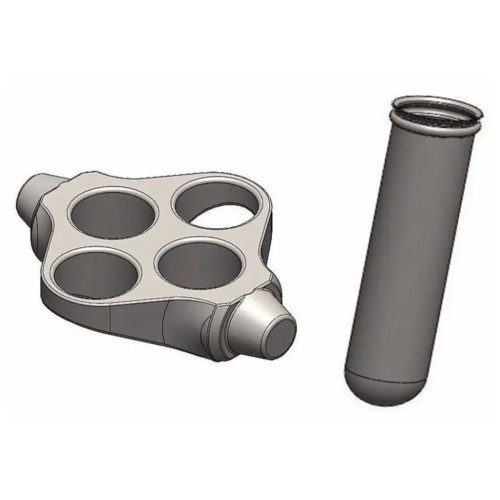 19400044 | Scilogex 4 x Buckets & 4 x 4 tubes 10mL, 12mL & 15mL capacity including adapters