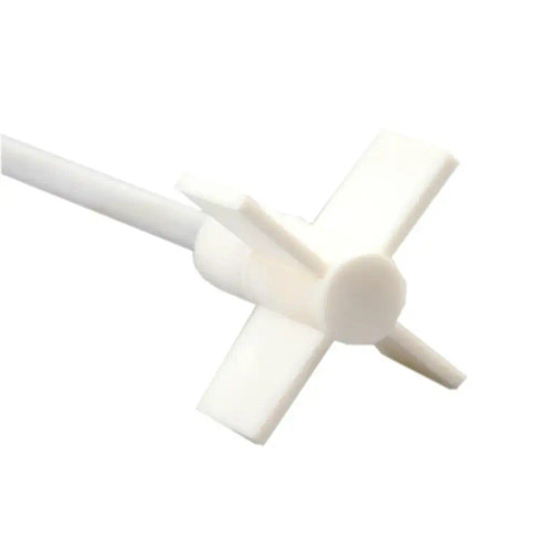 18900075 | Scilogex Cross stirrer, PTFE coated. Shaft 300mm long x 6mm diameter. Impeller width 65mm.