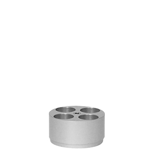 015882280 | Heidolph Radleys Heat-On Insert for 4x20mm Tubes (Anodized)