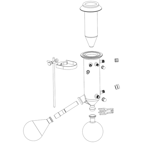 036301820 | Heidolph G5 Glassware Set - Coated