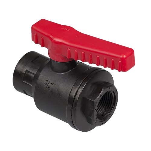 0500-8003 | Burkle Ball valve PP, 3/4"inner - 3/4"inner, NW 20 mm