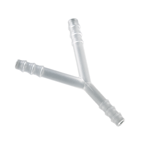 8712-0004 | Burkle Y-connector, PVDF, f. Ø 3-5mm, cylindrical nozzles