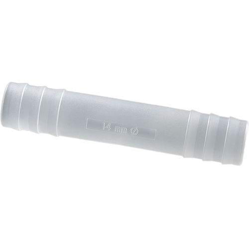 8710-0014 | Burkle Connector straight, cylindrical, PVDF, Ø 13-15 mm