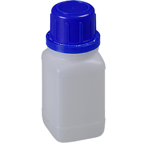0340-0100 | Burkle Narrow-necked reagent bottle, HDPE, 100 ml, w/ cap