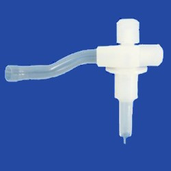 821-108 | Savillex Exit Port/Connector, Thermo Element2/Neptune ICP-MS, with Baffle