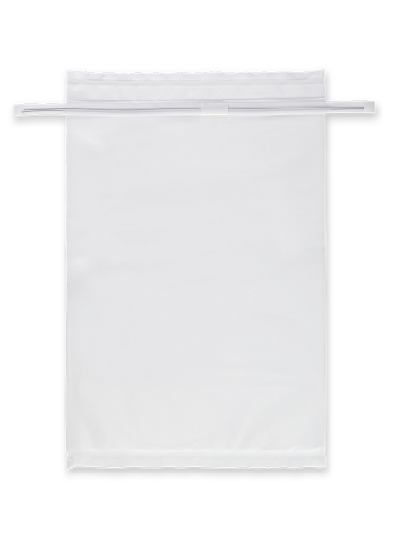 EDL41228 | LABPLAS TWIRL’EM LARGE FORMAT Safety Tabs - Clear -Closure with 2 flat wires - 12 x 28 in (305 x 711 mm) - CS/250