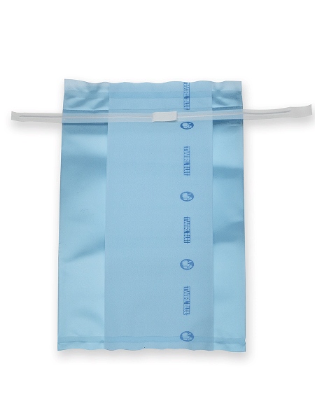 EPR-7012-B | LABPLAS TWIRL’BLUE Safety Tabs - Printed - Closure with 2round wires - 7 x 12 in (178 x 305 mm) - CS/1000