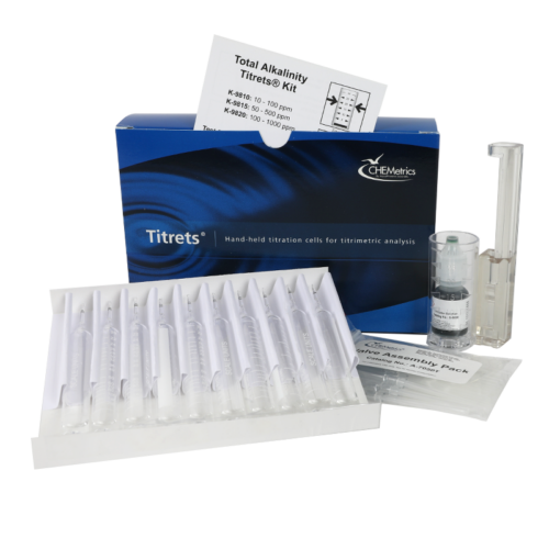 K-9810 | Chemetrics Total Alkalinity - Titrets Titration Cells (10-100 ppm as CaCO3)