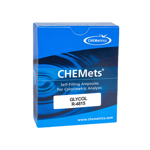 Chemetrics CHEMets Glycol/Formaldehyde Test Refill, Purpald-Periodate, 30 Ampoules (R-4815)