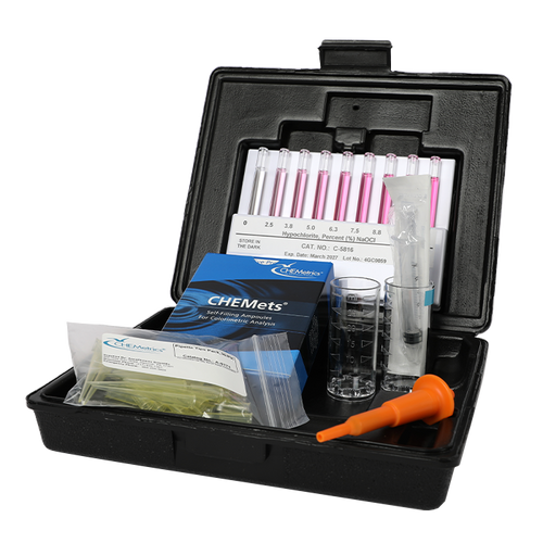 K-5816 | Chemetrics Hypochlorite - Visual Test Kit (0-12.5% as NaOCl)