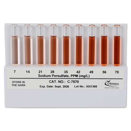 C-7870 | Chemetrics Sodium Persulfate Comp. (flat)