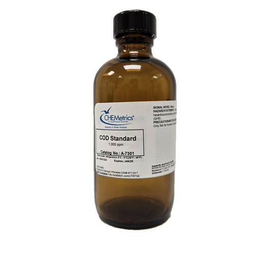 A-7301 | Chemetrics COD Calibration Standard, 1000 ppm, 200 mL