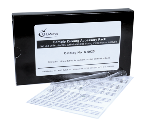 A-0025 | Chemetrics Sample Zeroing Accessory Pack