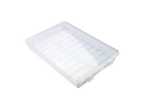 240-3828-W80 | Caplugs Evergreen Slide-Sette Saver™ Storage Boxes, 20 Positions, Polypropylene Co-Polymer, White
