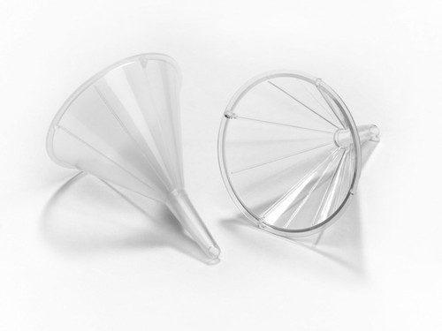 208-5136-030 | Caplugs Evergreen 60 mm Funnels with Ribs, Polypropylene, Natural