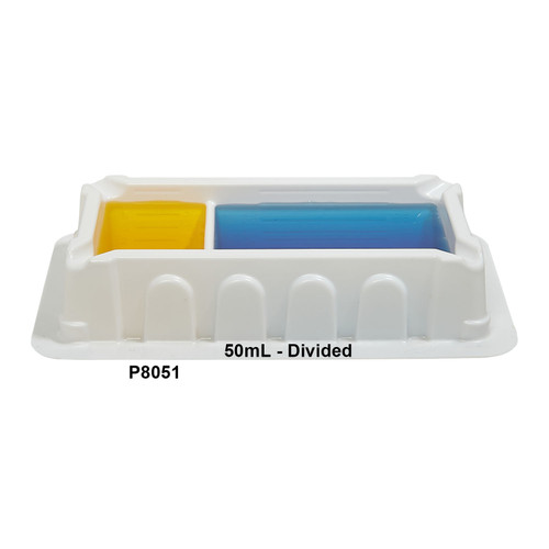 P8051-5S | MTC Bio Reservoir, divided, 50mL sterile, 5/bag