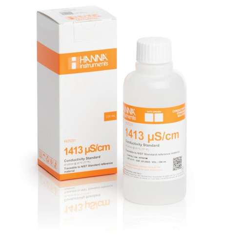 HI7031 | Hanna Instruments 1413 µS/cm Conductivity Standard