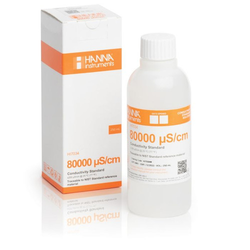 HI7034 | Hanna Instruments 80,000 µS/cm Conductivity Standard