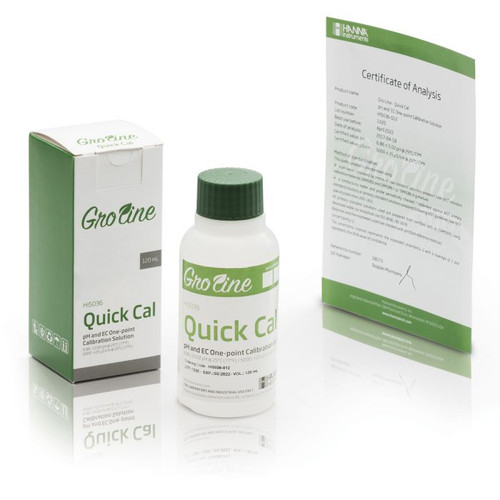HI5026 | Hanna Instruments GroLine Quick Cal pH/EC/TDS Calibration Solution