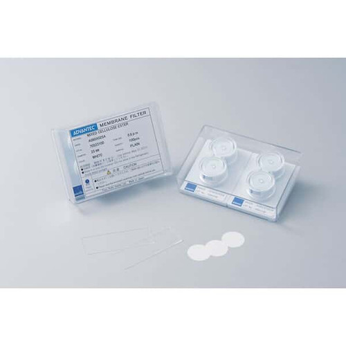 A080X025B | Advantec MFS MCE Gridded Filters, 0.8µm, 25mm Dia; 100/Pk