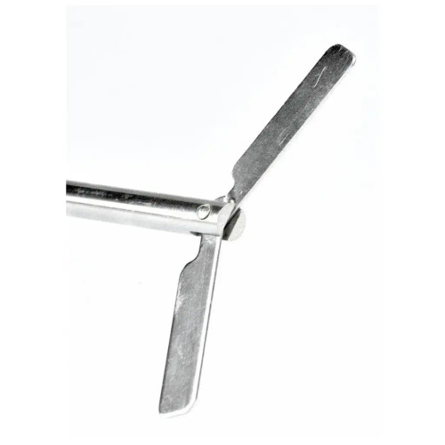 18900074 | Scilogex Centrifugal stirrer, 316L stainless steel. Shaft 400mm long x 8mm diameter. Impeller width 90mm.