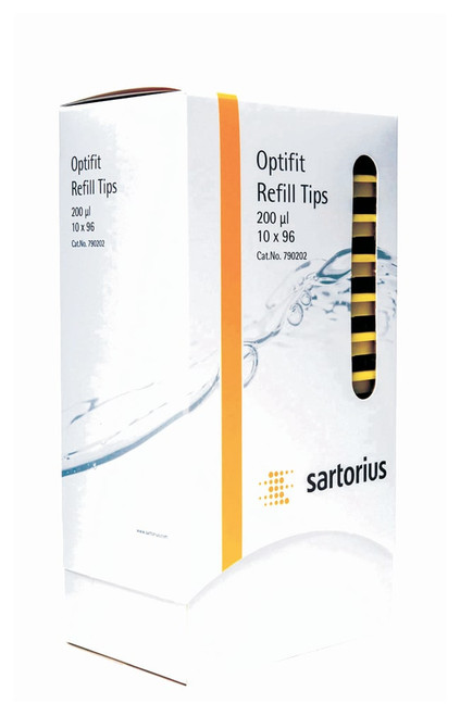 790202 | Sartorius BH Tip 0.5-200 µl, Refill (10x96)