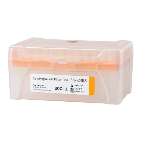 790301F | Sartorius BH Tip 5-300F µl, ST (10x96), Pre-Sterilized