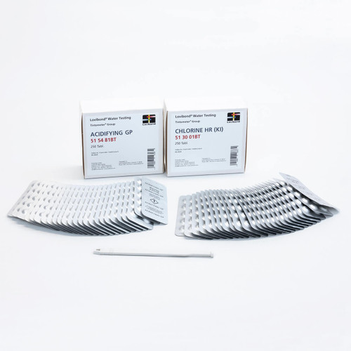 517722BT | Lovibond Set Chlorine HR (KI)/Acidifying GP 250 Pc.