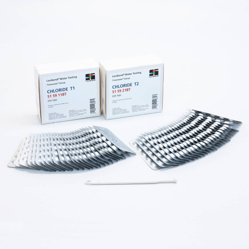 517742BT | Lovibond Set Chloride T1/T2 250 Pc.