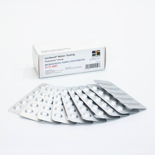 515700BT | Lovibond Bromocresol Purple Photometer Tablet Reagents, 100 pack