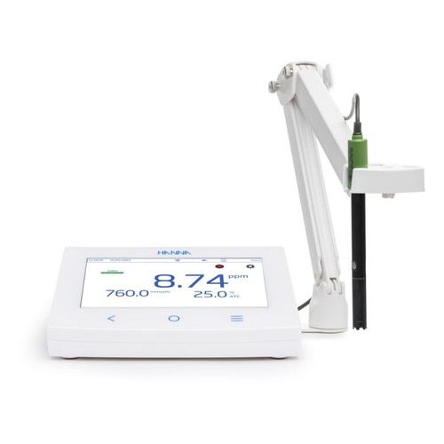 HI6421P | Hanna Instruments Advanced Dissolved Oxygen Benchtop Meter with Polarographic DO Probe