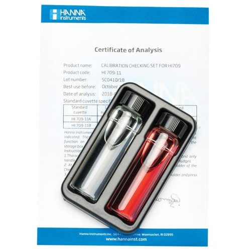 HI709-11 | Hanna Instruments Manganese High-Range Checker HC Calibration Check Set