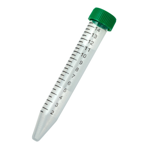 229418 | Celltreat 15mL Centrifuge Tube - Plastic Rack, Sterile (300/PK)