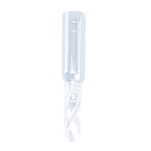 CI-100000 | AFP 250 µL Clear Insert with Bottom Spring for Large Opening 1.8 mL Vials 100/PK