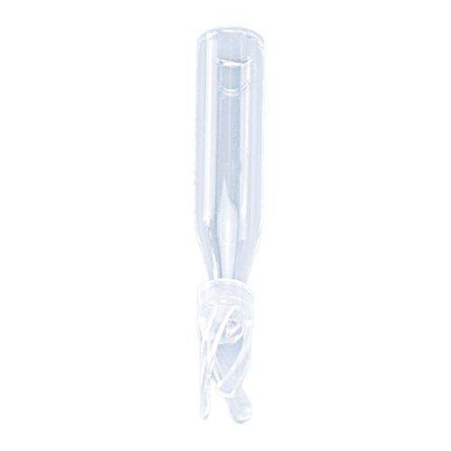 CI-100002 | AFP 300 µL Clear Insert with Bottom Spring for Large Opening 4.0 mL Vials, 100/PK
