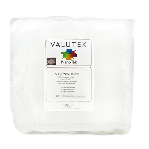 VT2PNWUS-178 | Valutek 2-Ply Polyester Wiper Attachment, Ultrasonic Seal, 17" x 8", use with VTBFMOP-16 (100/CS)