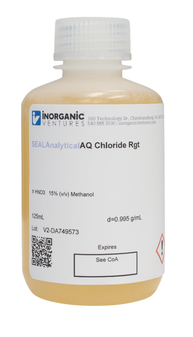 SEALANALYTICALAQCHLORIDE RGT | Inorganic Ventures Combined Color Reagents for Chloride Analysis, 125mL