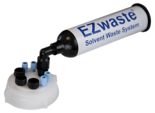 330-0B11-OEM | Foxx Life Sciences EZwaste HPLC Solvent Waste System, Cap-Only Assembly, 70 mm (S70) VersaCap w/ Four Ports for 1/8" O.D. Tubing; Three Ports for 1/4" O.D. Tubing