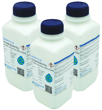 KP3019UP | Katanax Flux 1kg Bottle, 49.95% LiT, 49.95% LiM, 0.10% LiI, Micro-beads, Ultra-pure (99.998%)